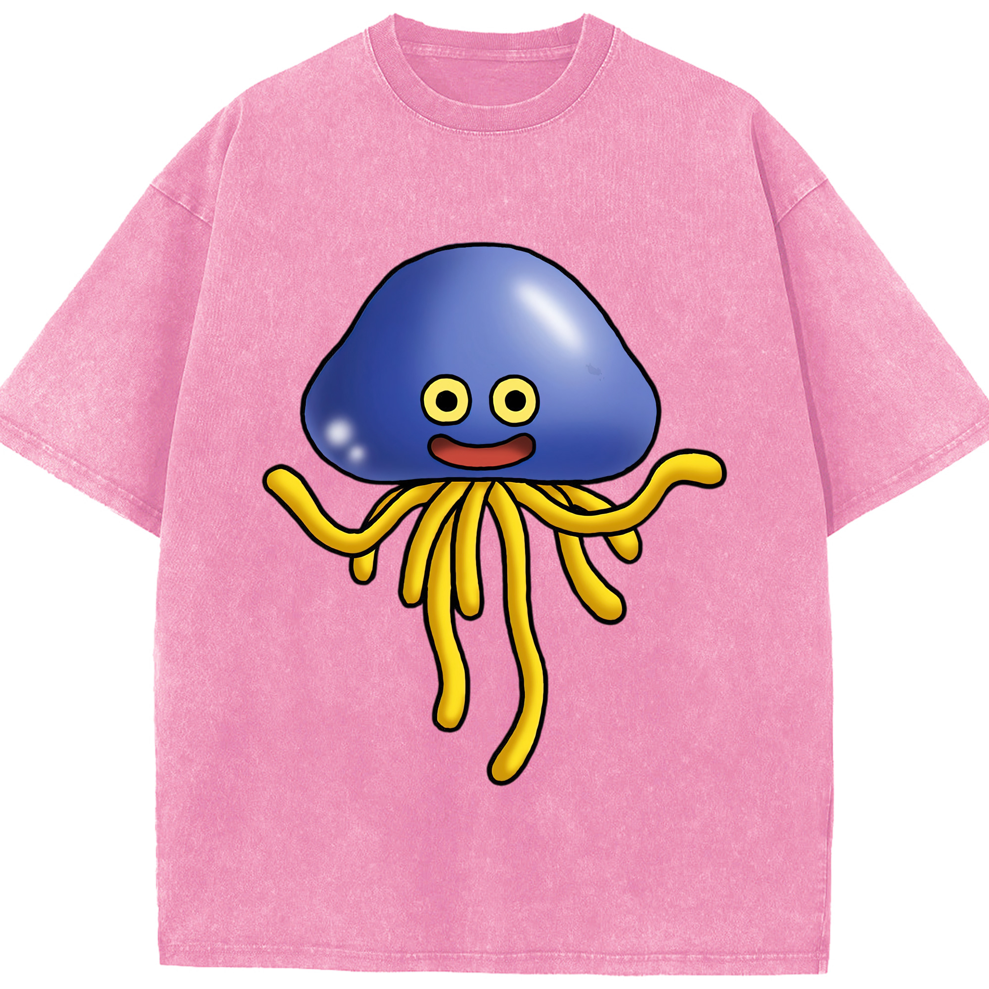 （画像用） ドラゴンクエスト Doragon Kuesuto Dragon Quest 綿100% ヴィンテージ風 半袖Tシャツ（フロントプリント）